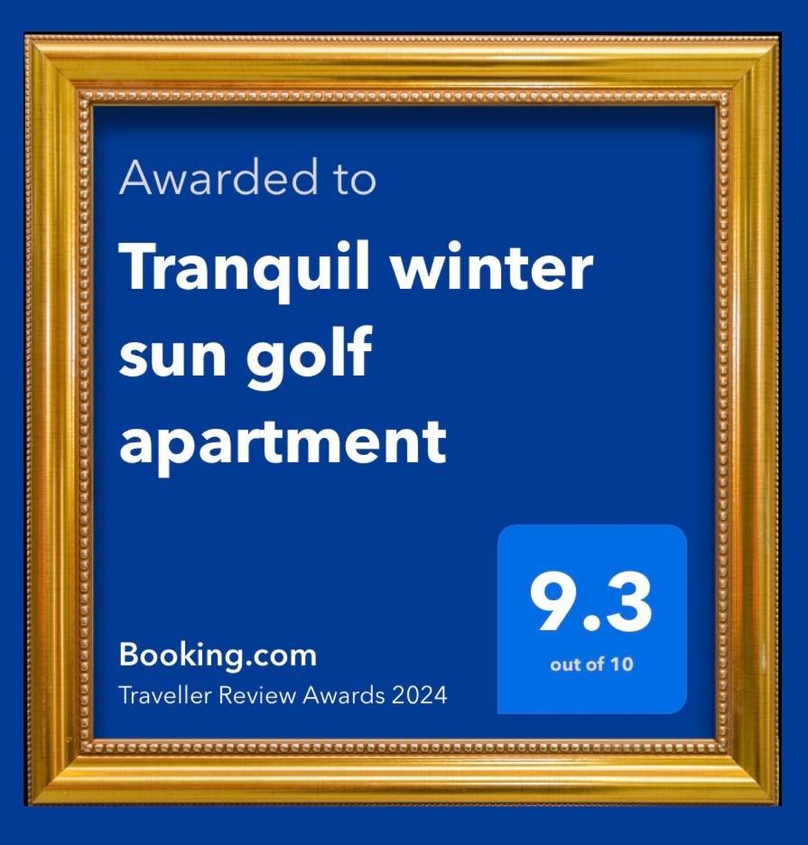 Tranquil Self Catering Golf Course Apartment Alicante Extérieur photo